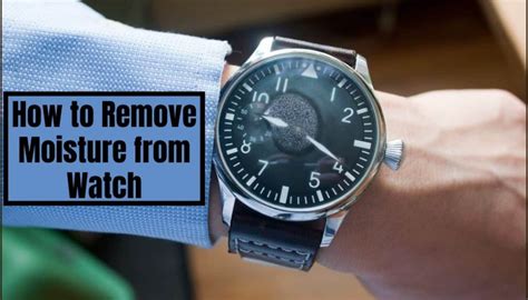 remove moisture from watch.